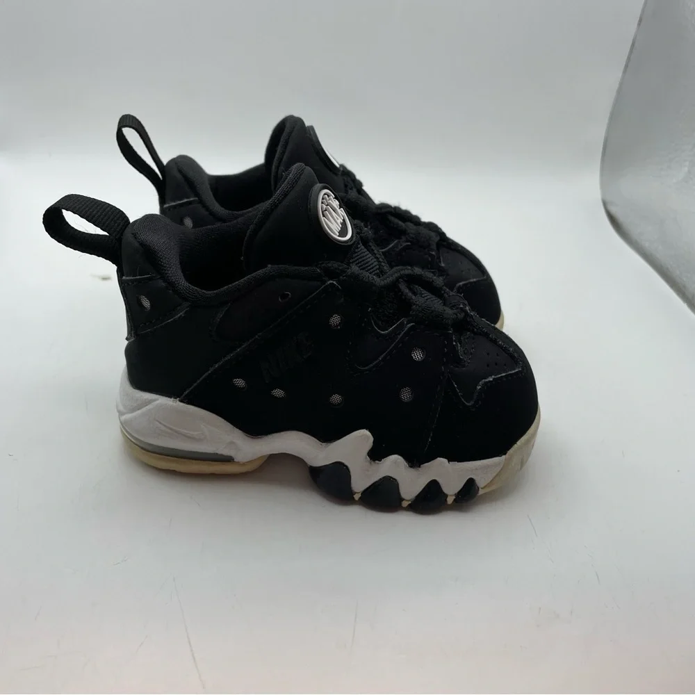 Nike Airmax 2 baby black suede sneakers size 4C